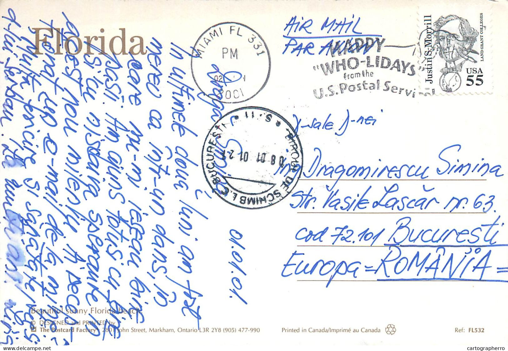 Postcard United States > FL - Florida > Miami Beach - Miami Beach