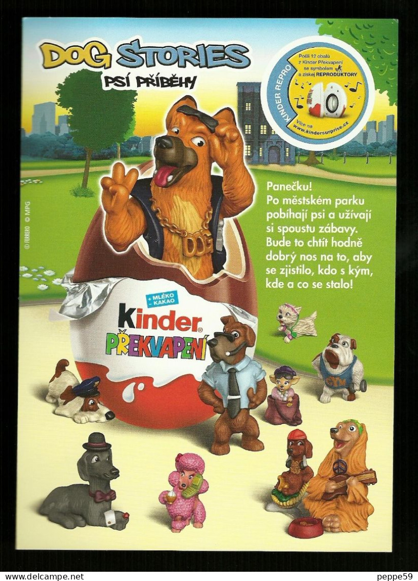 Kinder Sorprese - Locandina Pubblicitaria - Dog Stories - Instructions