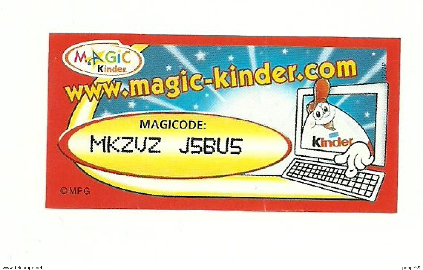 Kinder Ferrero - Magicode 1 - Istruzioni