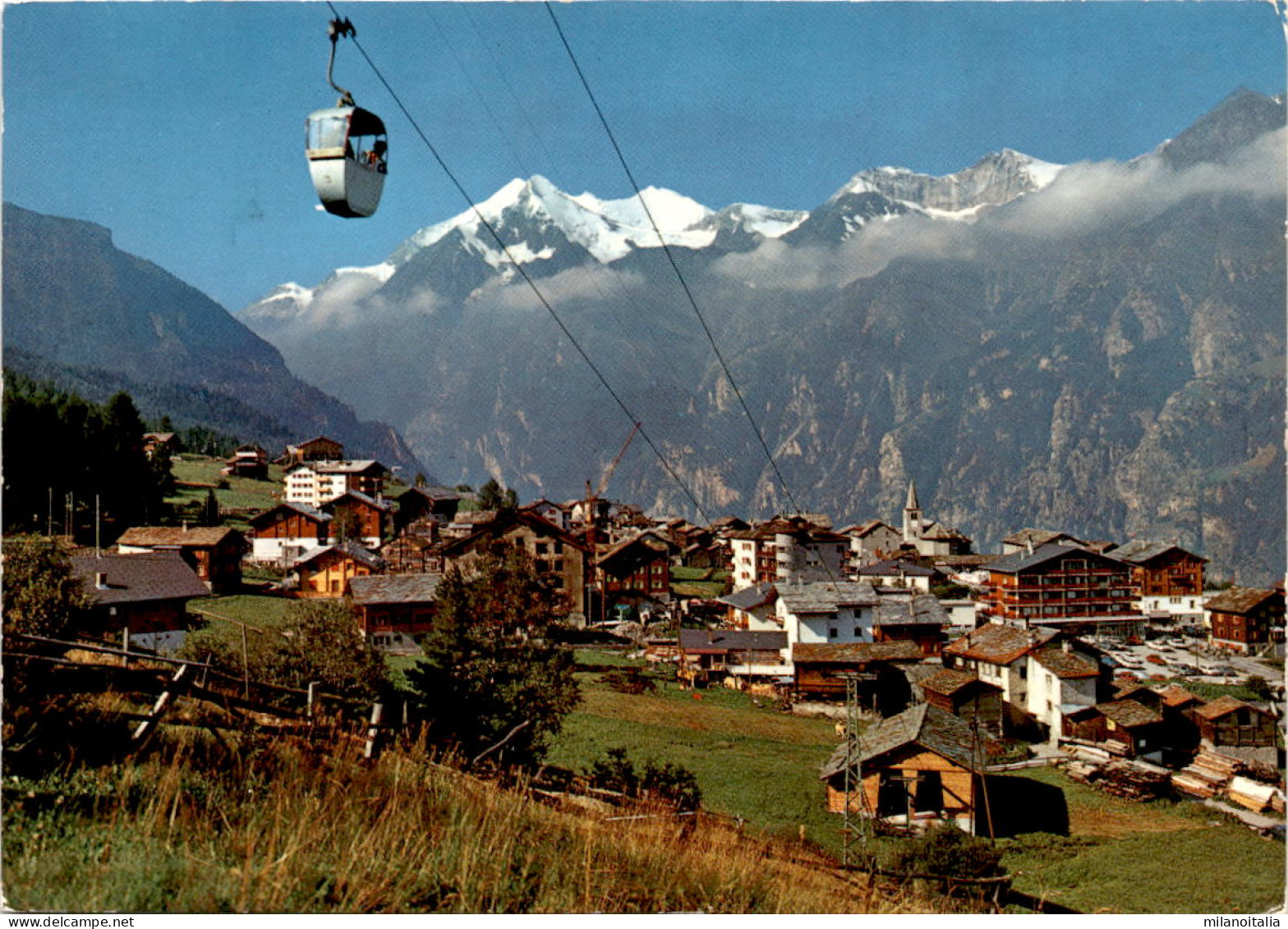 Grächen - Sesselbahn Hannigalp (46819) * 11. 7. 1972 - Grächen