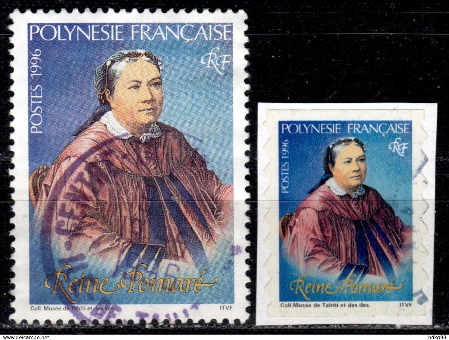 F P+ Polynesien 1996 Mi 702-03 Königin Pomaré - Used Stamps