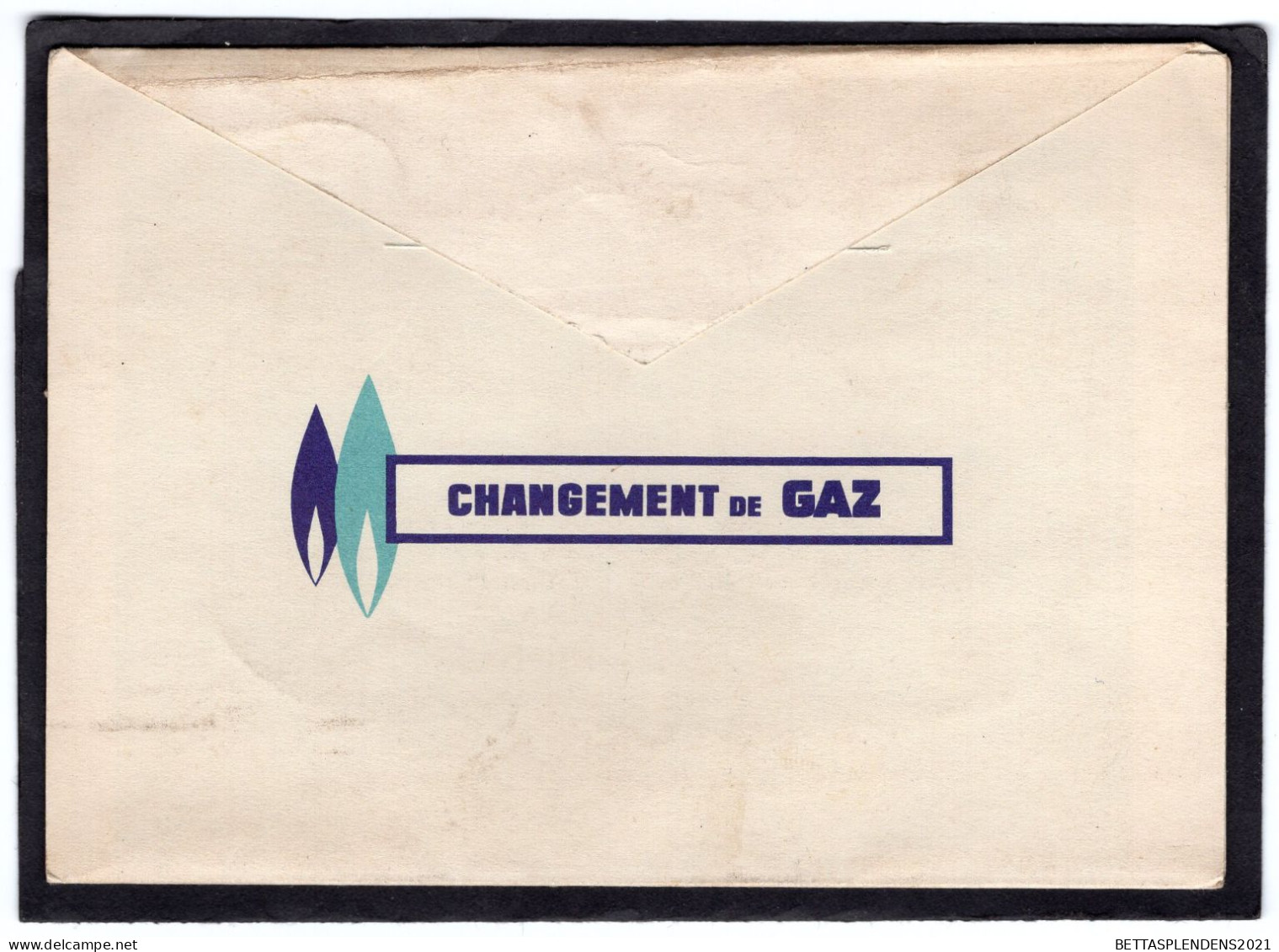 Flamme Et Cachet LE BLANC Sur YT 1231 Sur Courrier Entête " Changement De GAZ " Avec Coupon Réponse - Cartas & Documentos