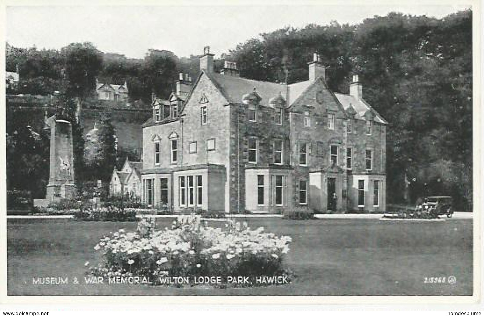 22452) GB UK Scotland Hawick Museum & War Memorial Wilton Lodge Park By Valentine's Silveresque Series - Roxburghshire