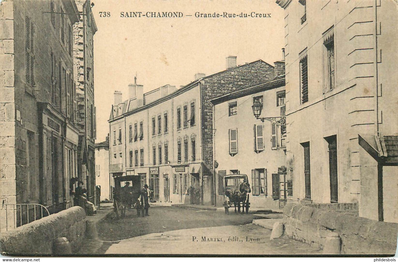 LOIRE  SAINT CHAMOND Grande Rue Du Creux - Saint Chamond