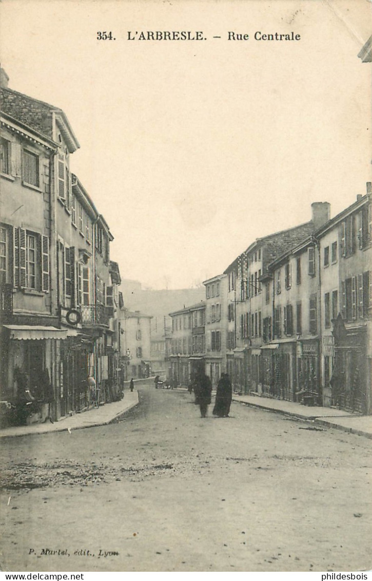 RHONE  L'ARBRESLE Rue Centrale - L'Arbresle