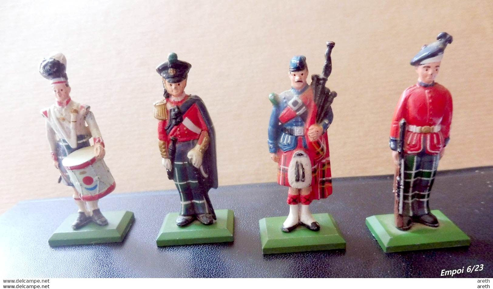 Lot 4 Soldats Plomb écossais ~William Grant & Sons Limited 1990 - Soldats De Plomb