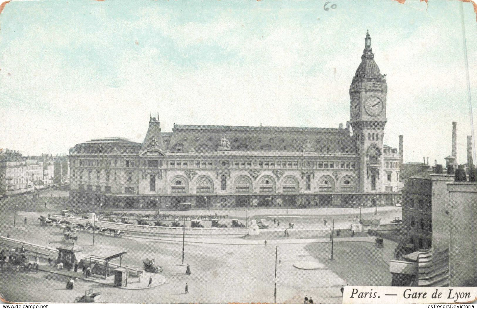 FRANCE - PARIS - Gare De Lyon - Horloge - Animé - Colorisé - Carte Postale Ancienne - Sonstige Sehenswürdigkeiten