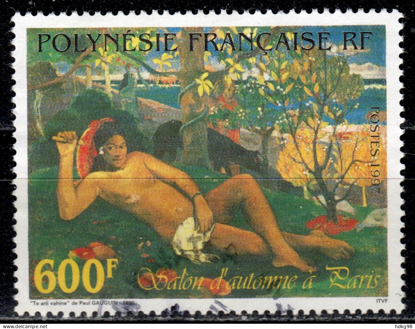 F P+ Polynesien 1997 Mi 753 Gauguin - Used Stamps