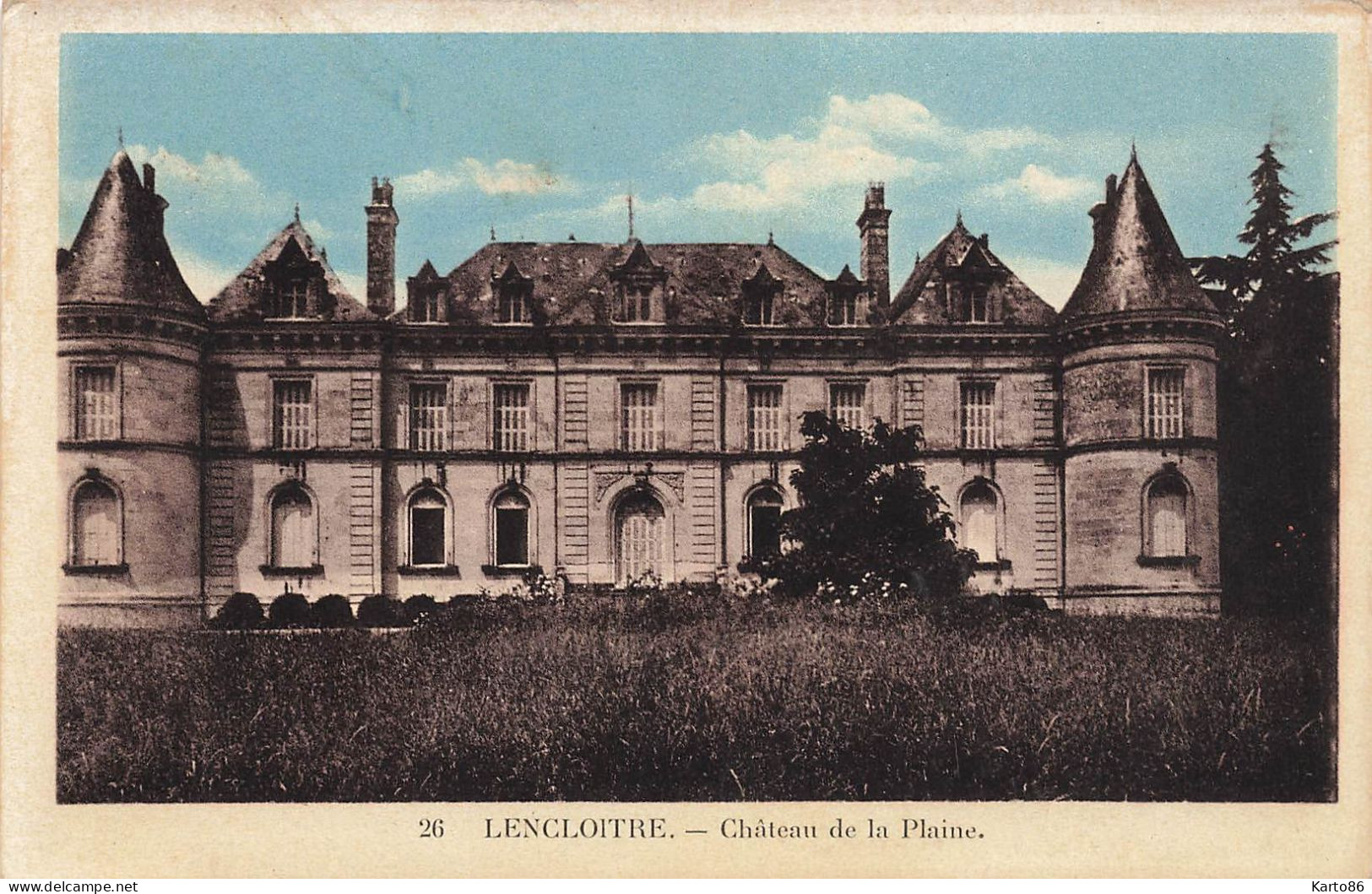 Lencloître * Le Château De La Plaine - Lencloitre