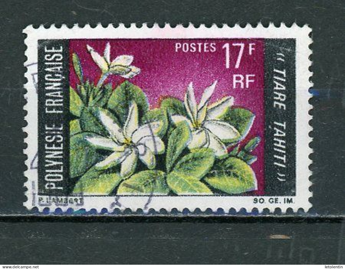 POLYNESIE : FLORE - N° Yt 65 Obli. - Used Stamps