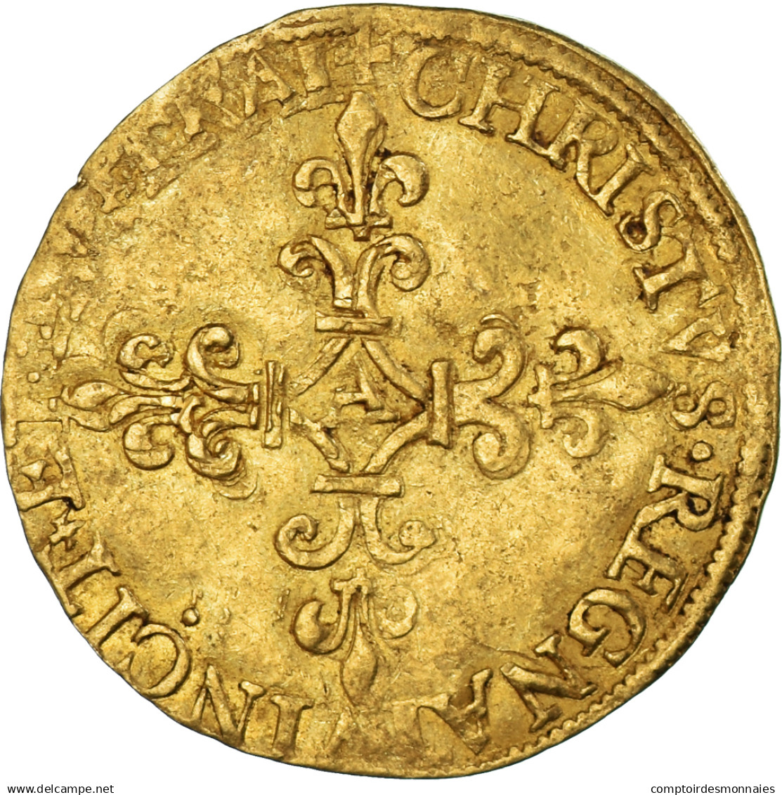 Monnaie, France, Charles IX, Écu D'or Au Soleil, 1563, Paris, TTB+, Or - 1560-1574 Karl IX.