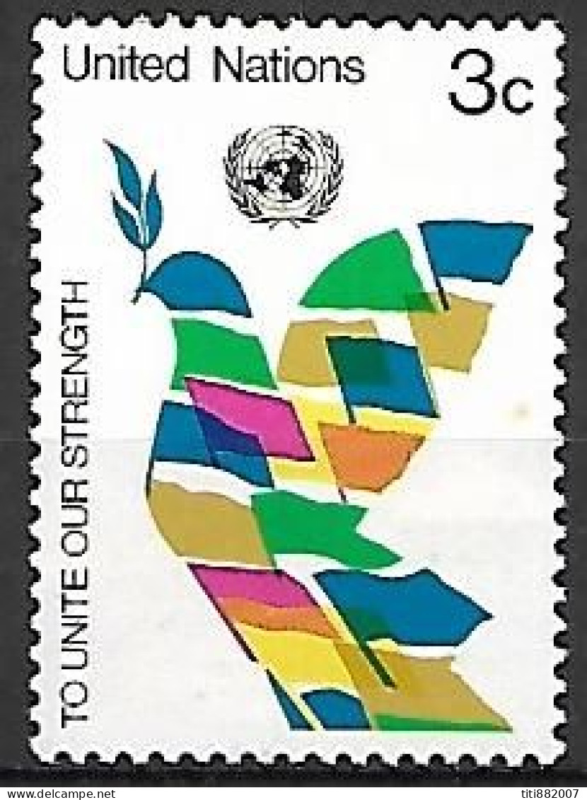 NATIONS - UNIES   -  1976 .  Y&T N° 259 **.   Colombe De La Paix. - Ungebraucht