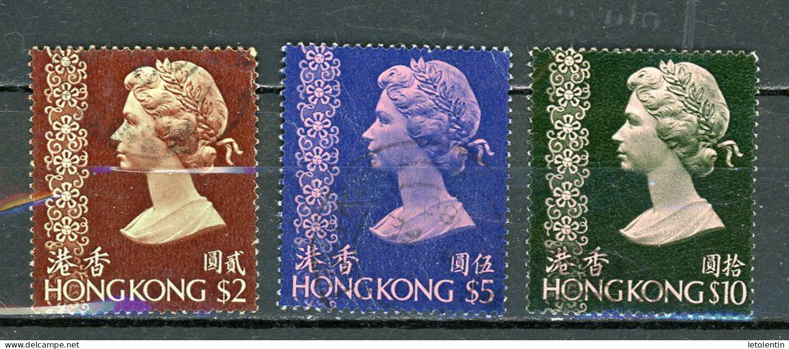 HONG KONG (GB) - ELISABETH II - N° Yt 276+277+278 Obli. - Used Stamps