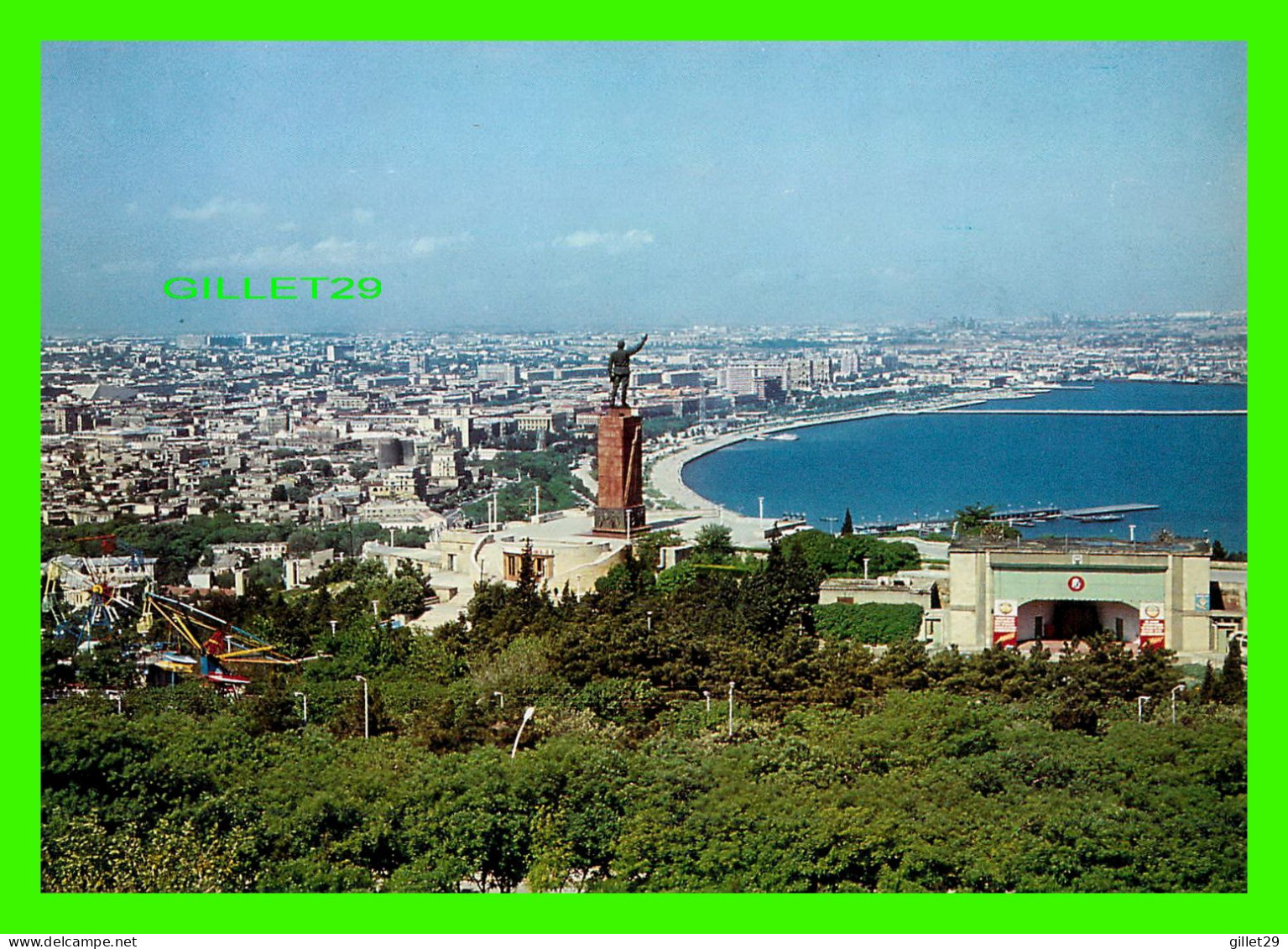 BAKU, AZERBAIJAN - VIEW OF THE CITY - AEROFLOT SOVIET AIRLINES - - Azerbaïjan