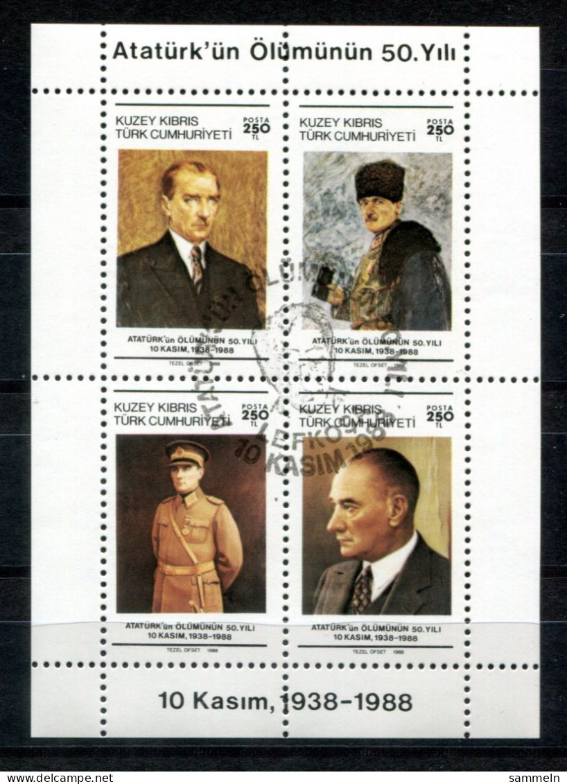 TÜRKISCH-ZYPERN Block 6, Bl.6 Canc. - Kemal Atatürk - TURKISH CYPRUS / CHYPRE TURQUE - Used Stamps