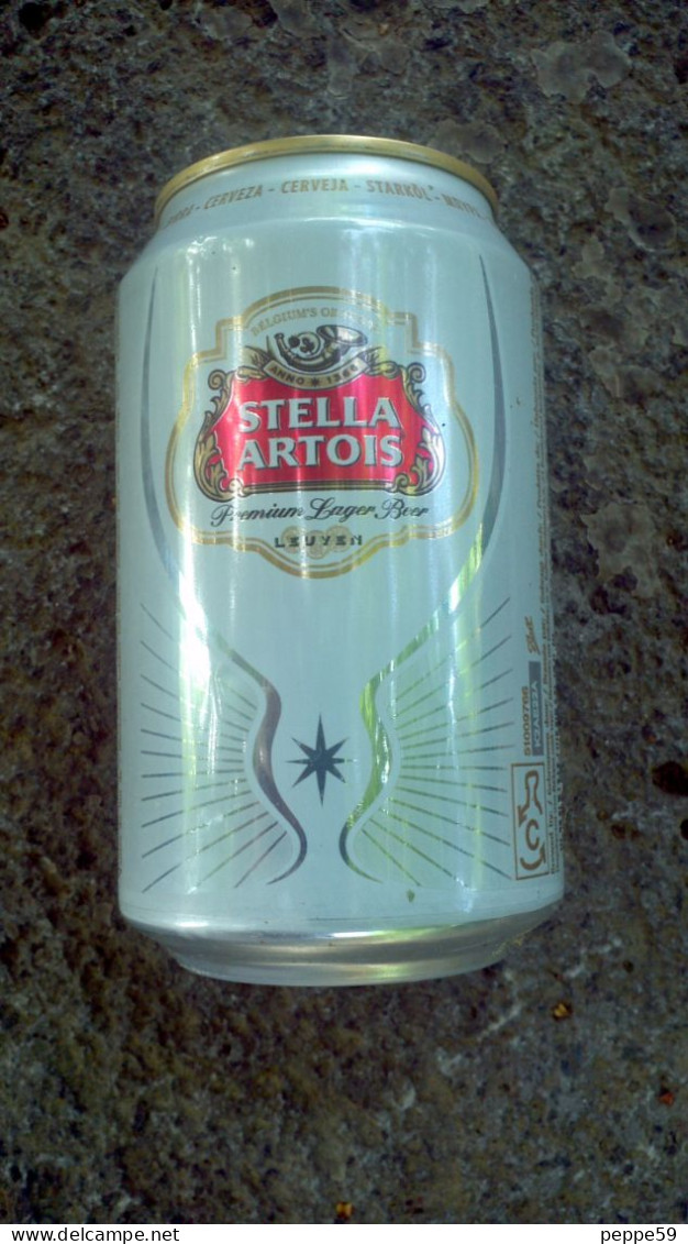 Lattina Italia - Birra Stella Artois - 33 Cl.   ( Vuota ) - Lattine