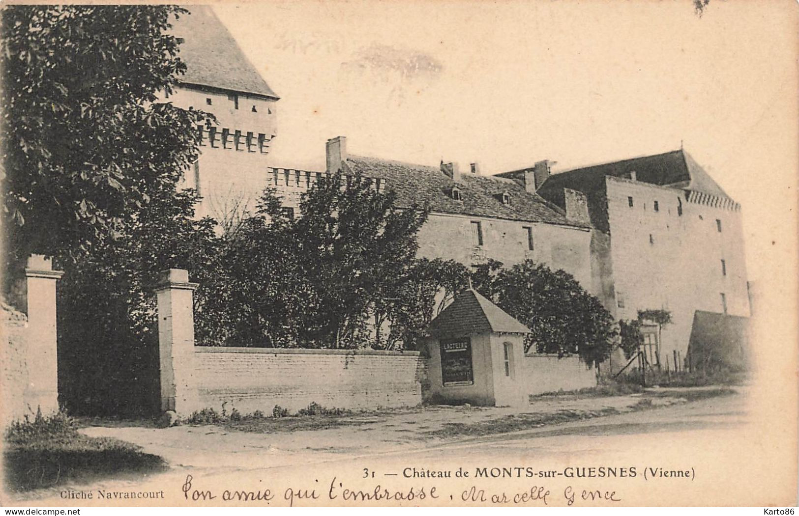 Monts Sur Guesnes * Le Château * Balance Bascule Poids Public - Monts Sur Guesnes