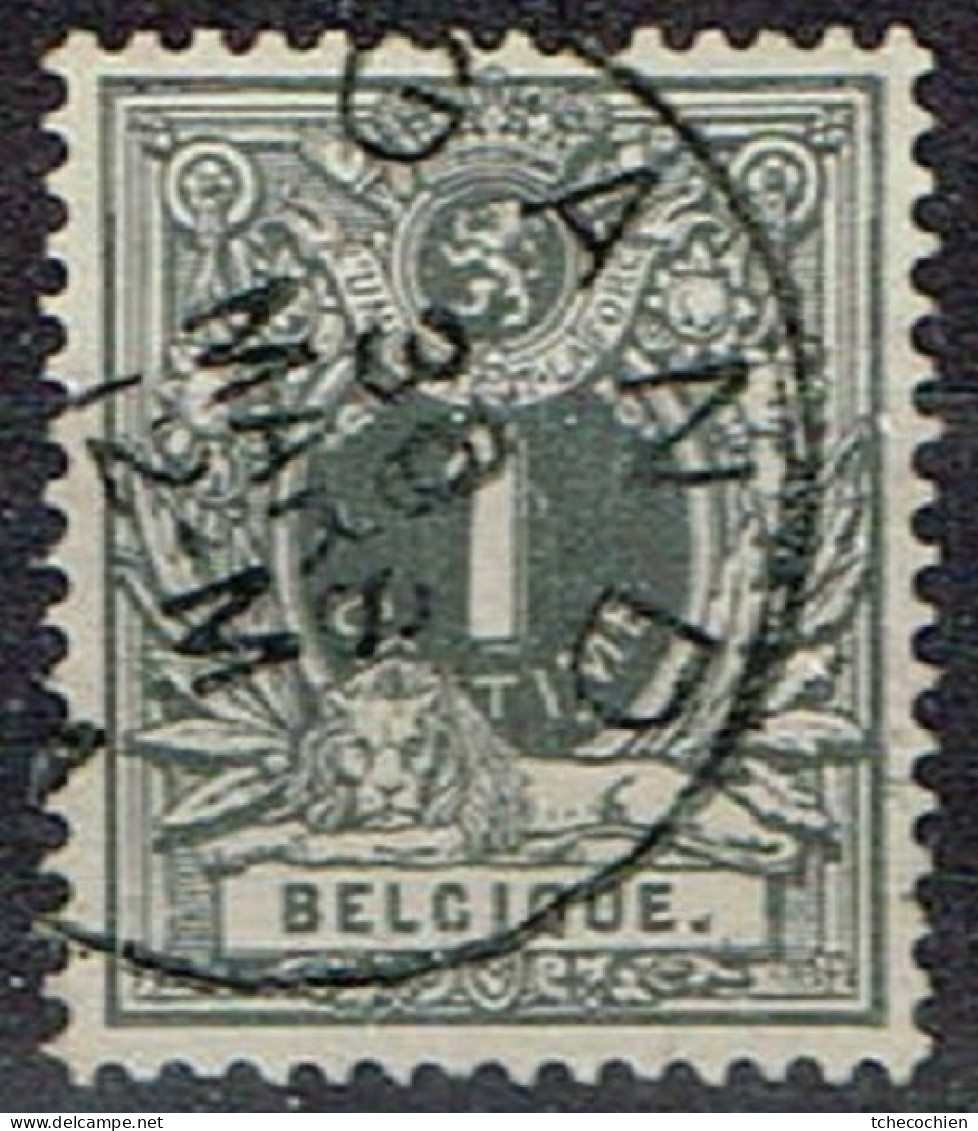 Belgique - 1884 - Y&T N° 43 Oblitéré Gand - 1849-1865 Medaillen (Sonstige)