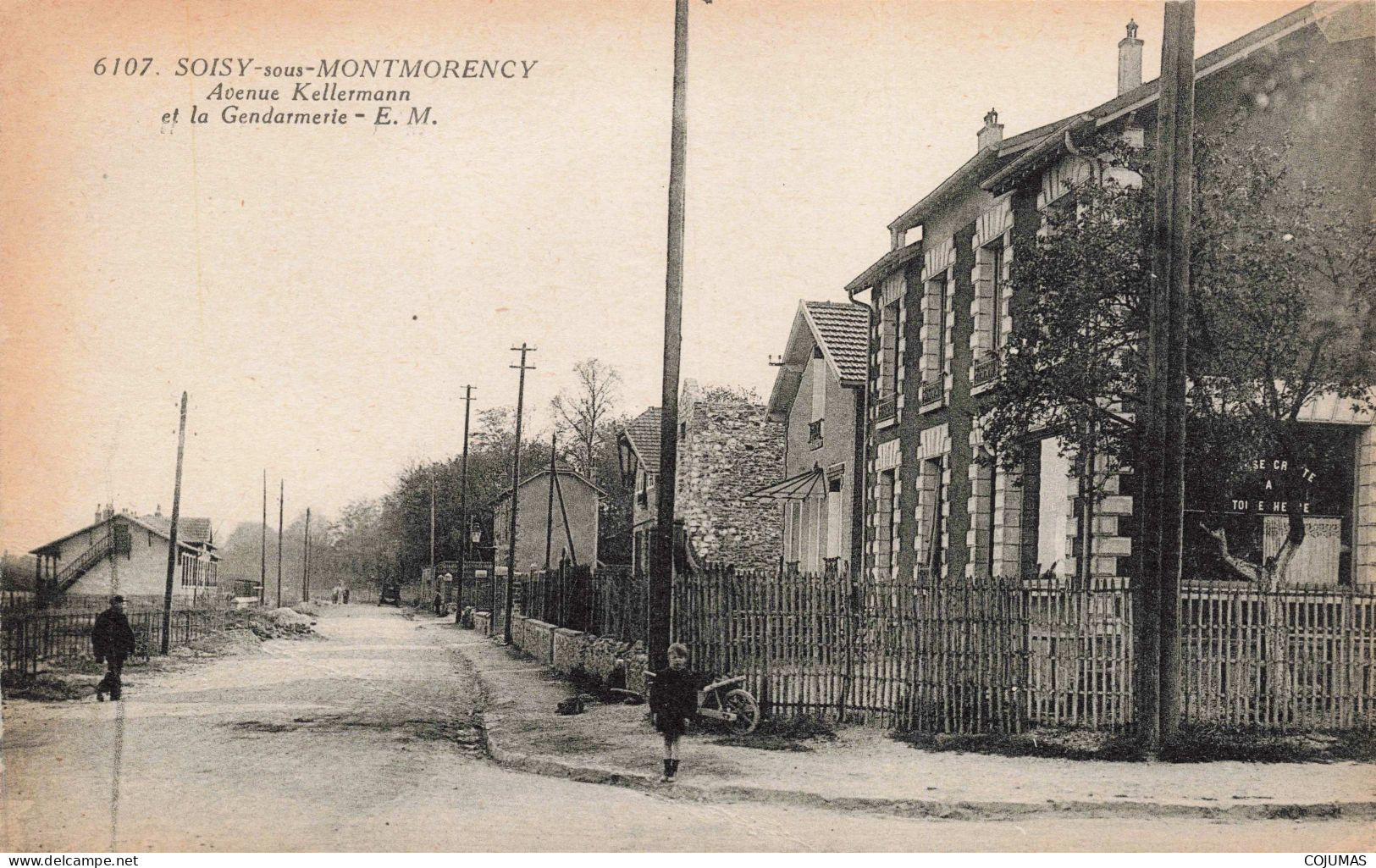 95 - SOISY SOUS MONTMORENCY - S18644 - Avenue Kellermann Et La Gendarmerie - Soisy-sous-Montmorency