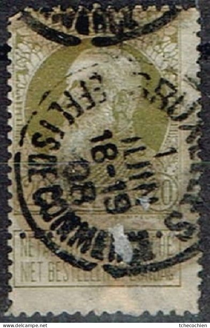 Belgique - 1905 - Y&T N° 75 Oblitéré Bruxelles Effets De Commerce - 1849-1865 Medallones (Otros)