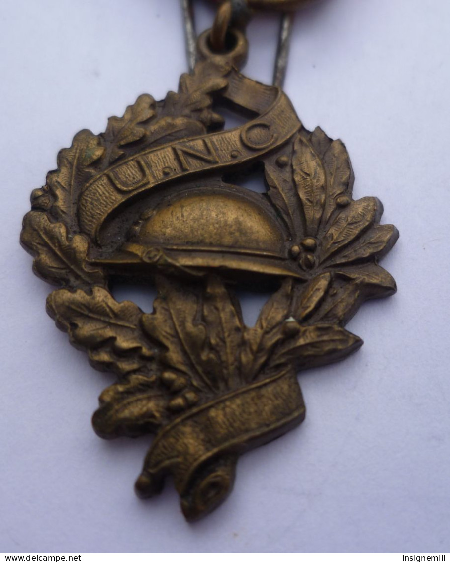 MEDAILLE  UNC , UNION NATIONALE DES COMBATTANTS - Before 1871