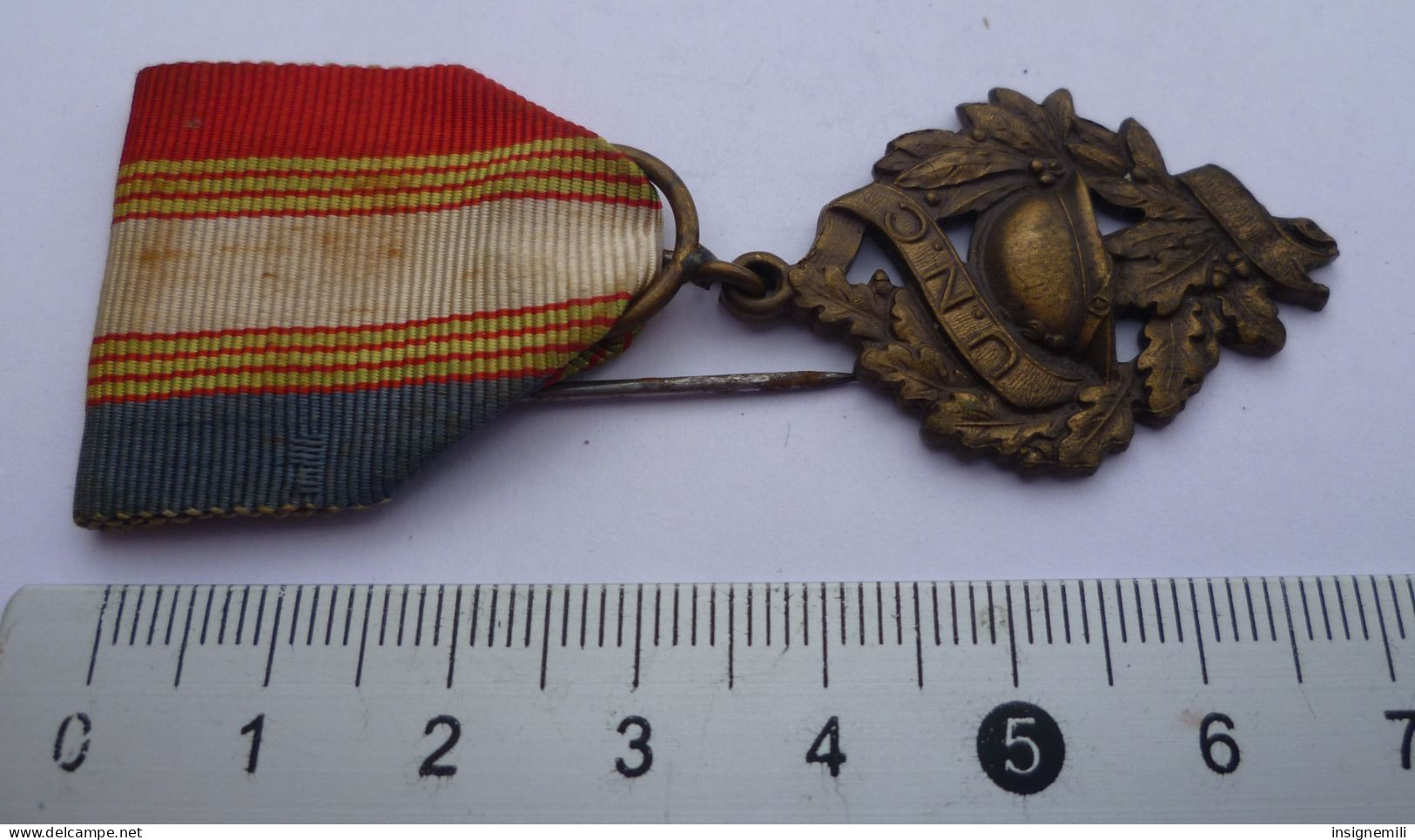 MEDAILLE  UNC , UNION NATIONALE DES COMBATTANTS - Voor 1871