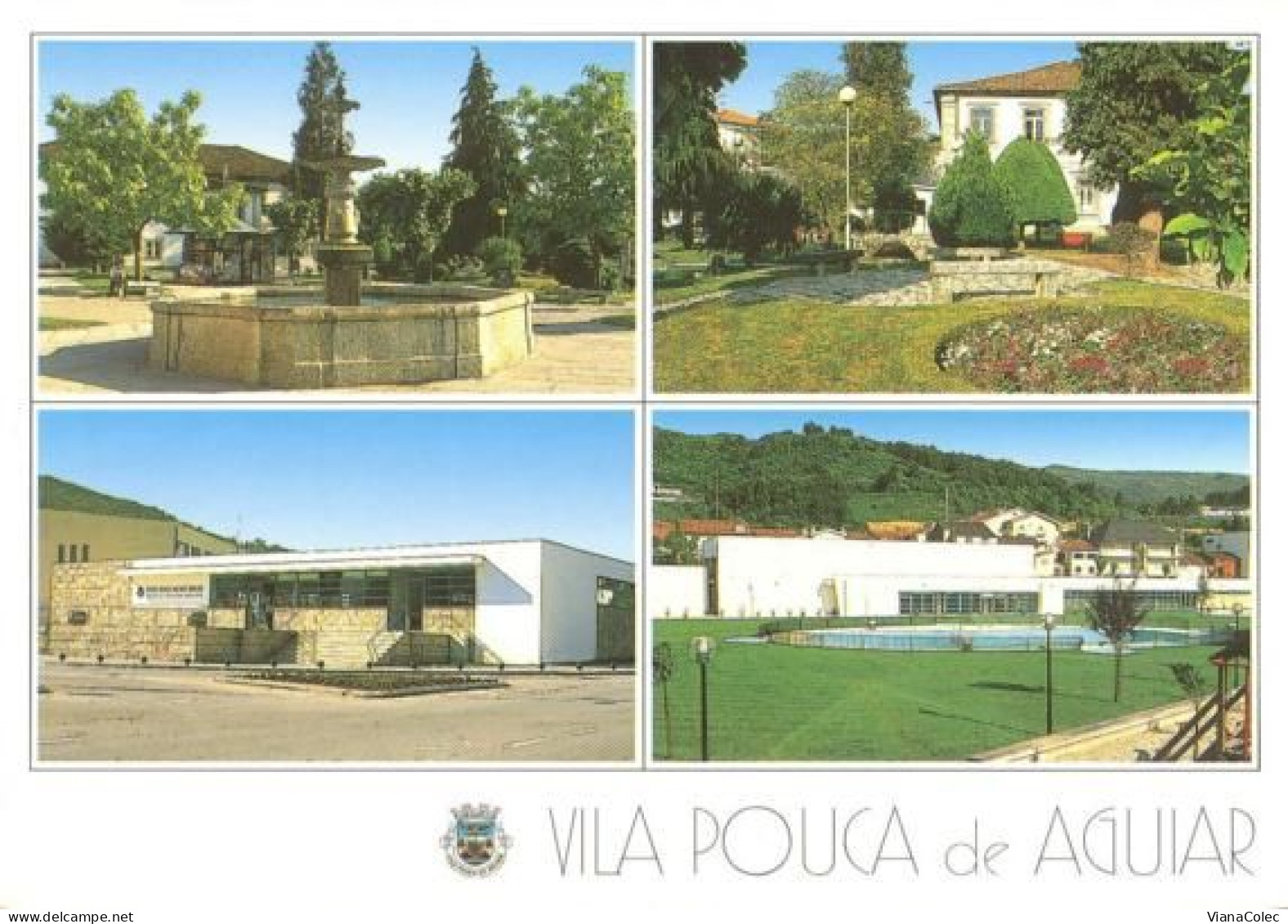Vila Pouca De Aguiar - Vistas / Piscinas Municipais / Fonte / Jardim / Praça Luís De Camões - Vila Real