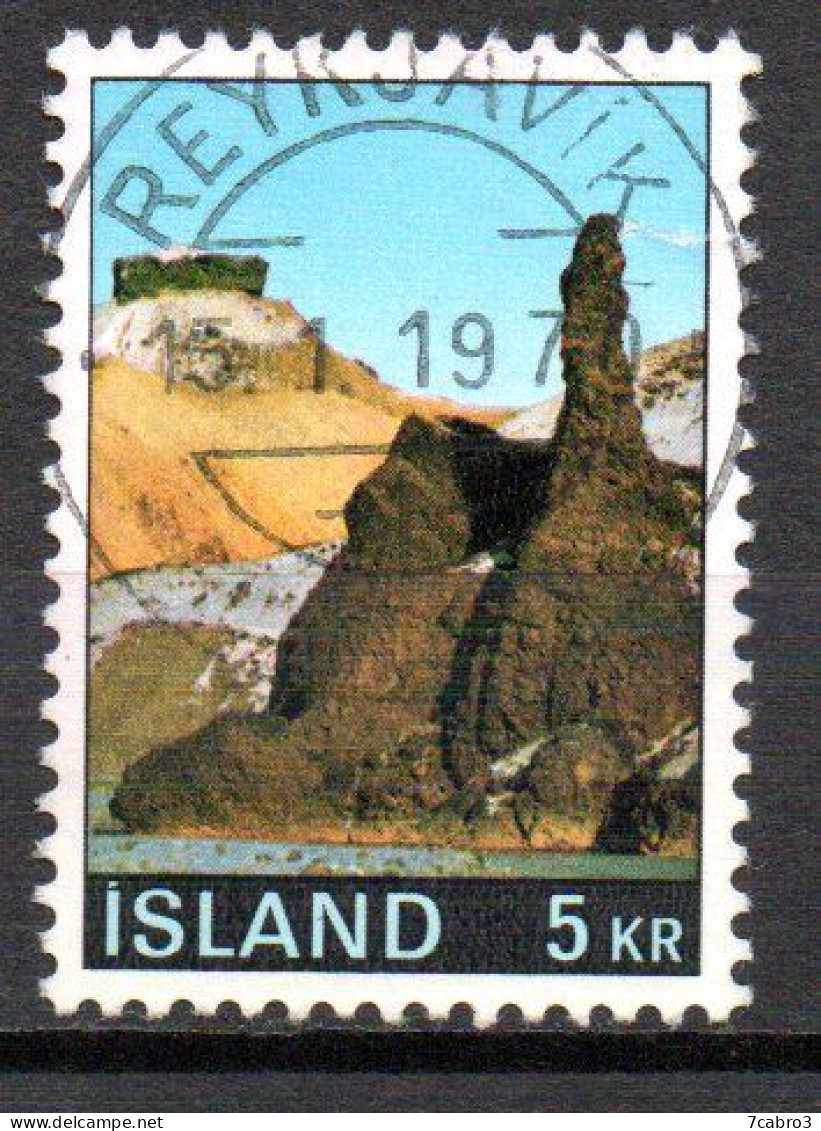Islande Y&T  N° 389   Mi N° 436 Oblitéré Superbe Cachet Rond - Used Stamps
