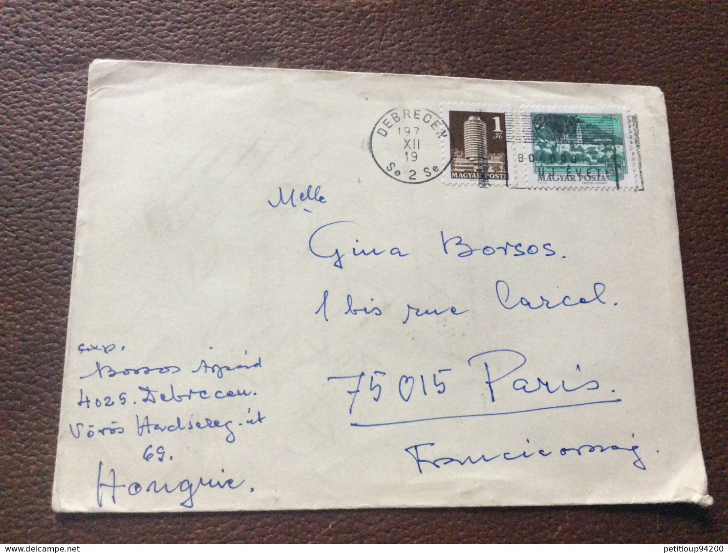 * POSTE AÉRIENNE  Hongrie  230 - Storia Postale