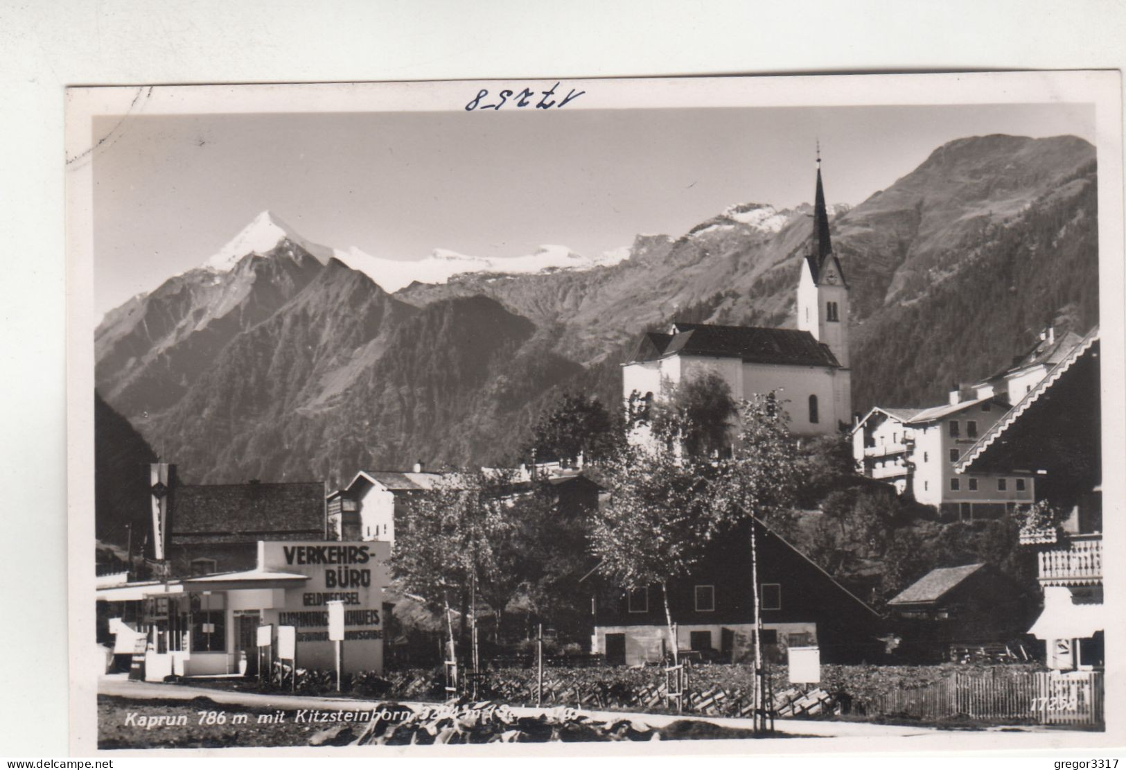 D771) KAPRUN - KIRCHE - Häuser Verkehrsbüro U. Straße - Kaprun