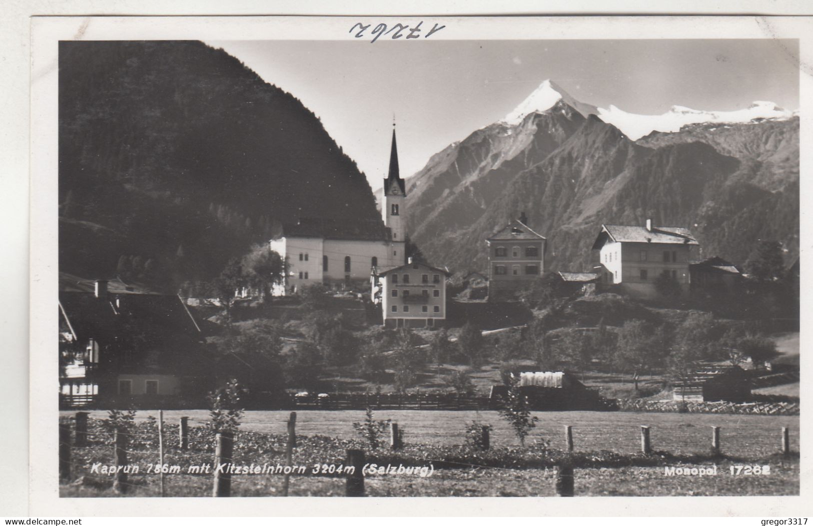 D772) KAPRUN - - Kirche Häuser - Berge U. Wiese ALT !! Kitzsteinhorn - Salzburg - Kaprun