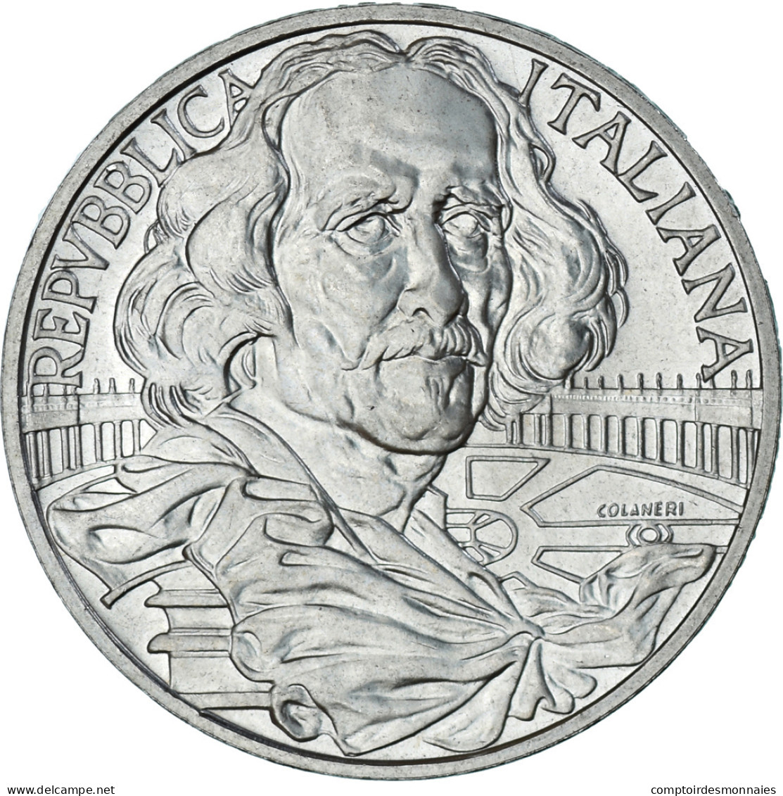 Monnaie, Italie, 1000 Lire, 1998, Rome, 400ème Anniversaire De La Naissance De - Herdenking