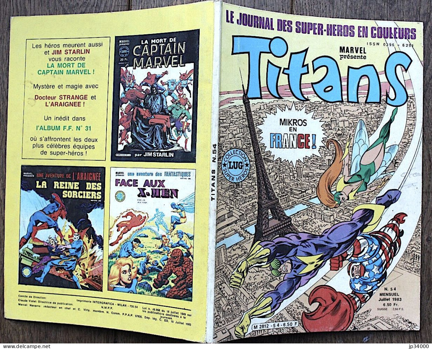 TITANS N°54 Editions LUG, 07/1984. Tout En Couleurs. (la Guerre Des étoiles) - Titans