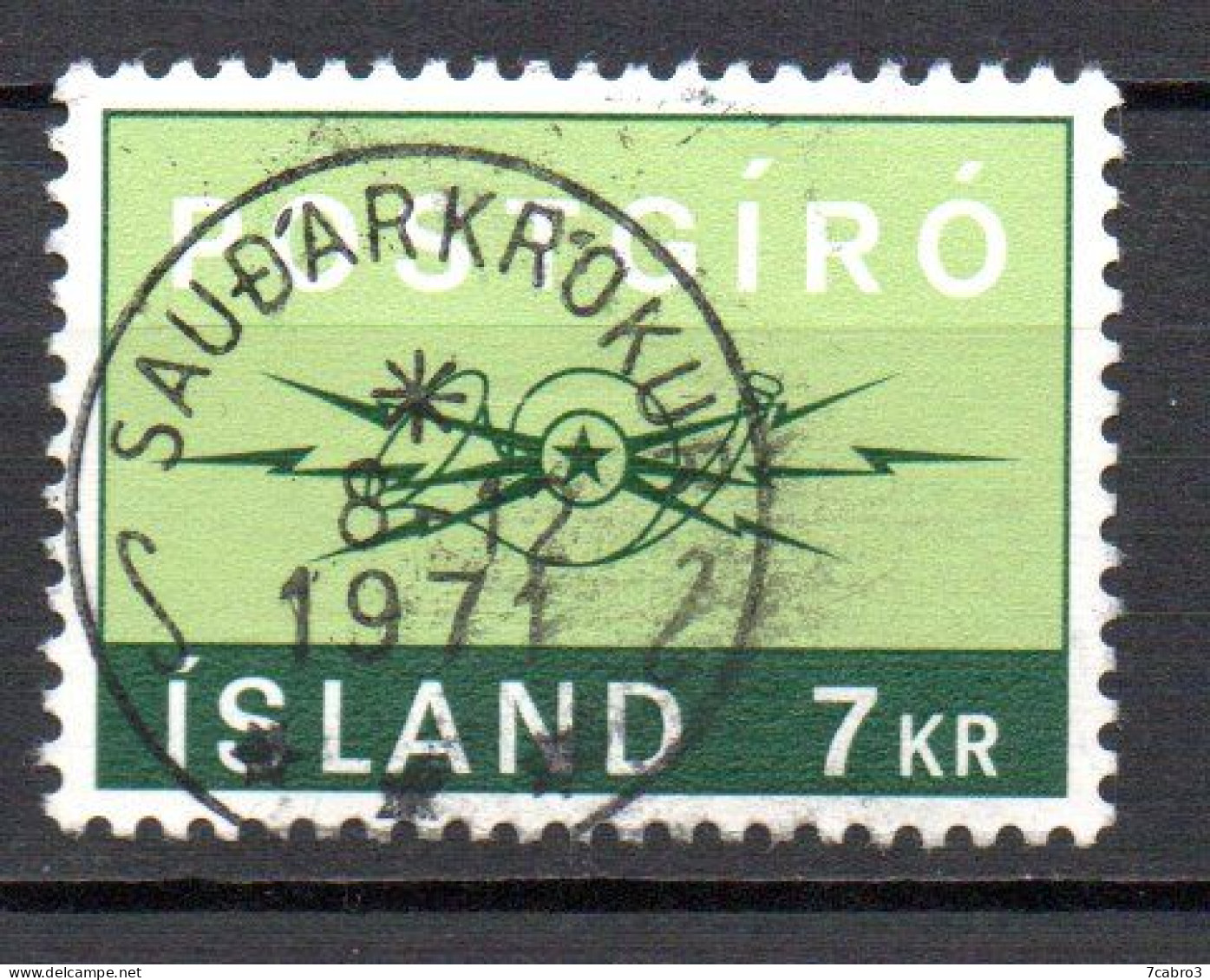 Islande Y&T  N° 407  Mi N° 454 * Oblitéré Superbe Cachet Rond - Used Stamps