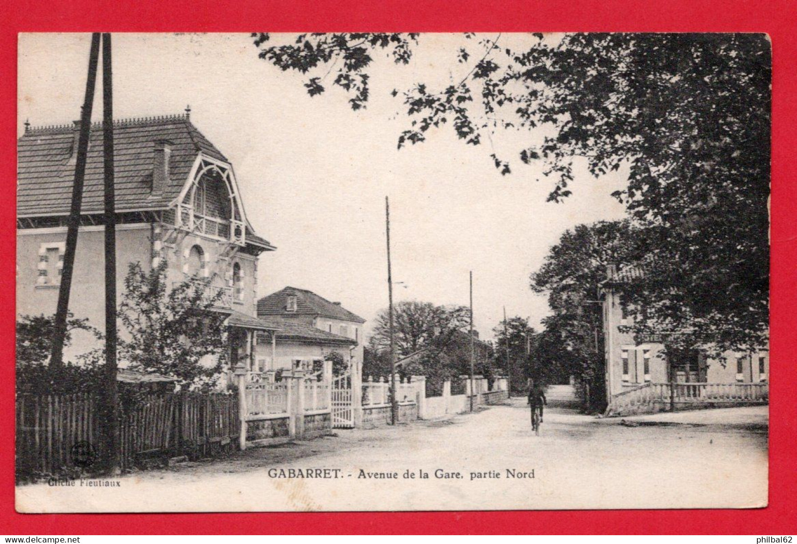 Landes. Gabarret, Avenue De La Gare Partie Nord. - Gabarret