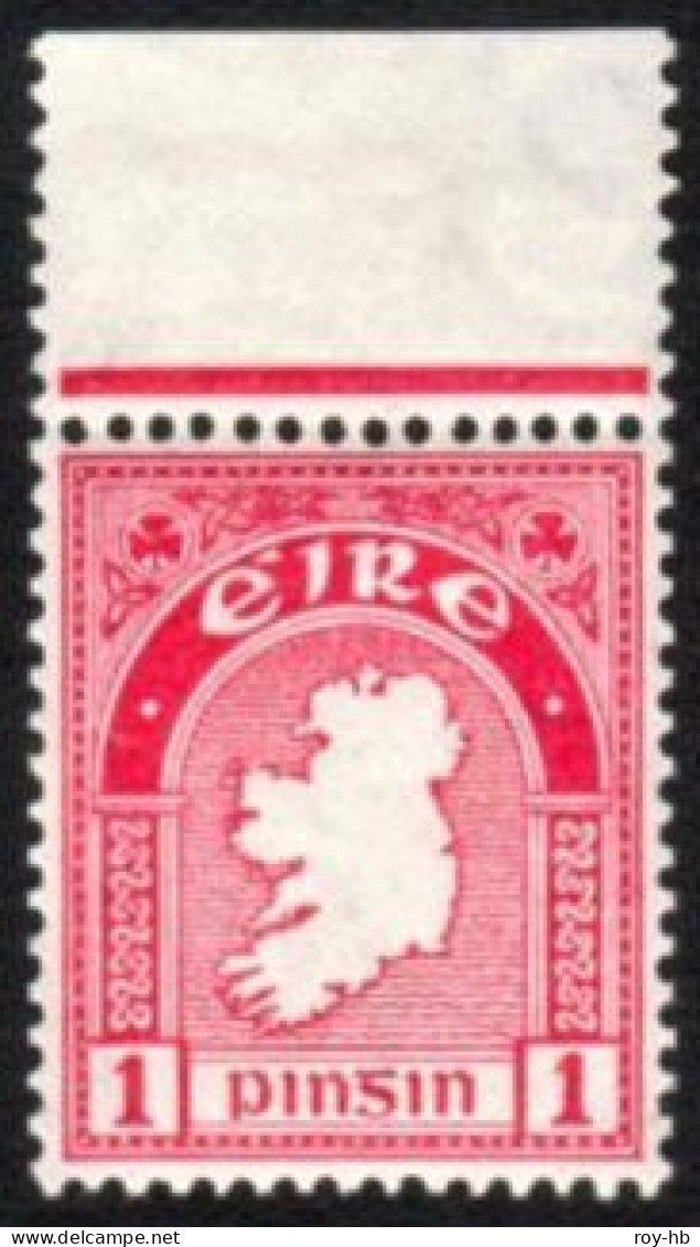 1923 1d With Inverted Wmk., Top Sheet Marginal, Fresh U/m And Almost Perfectly Centred, Very Rare From Sheet Format - Nuovi