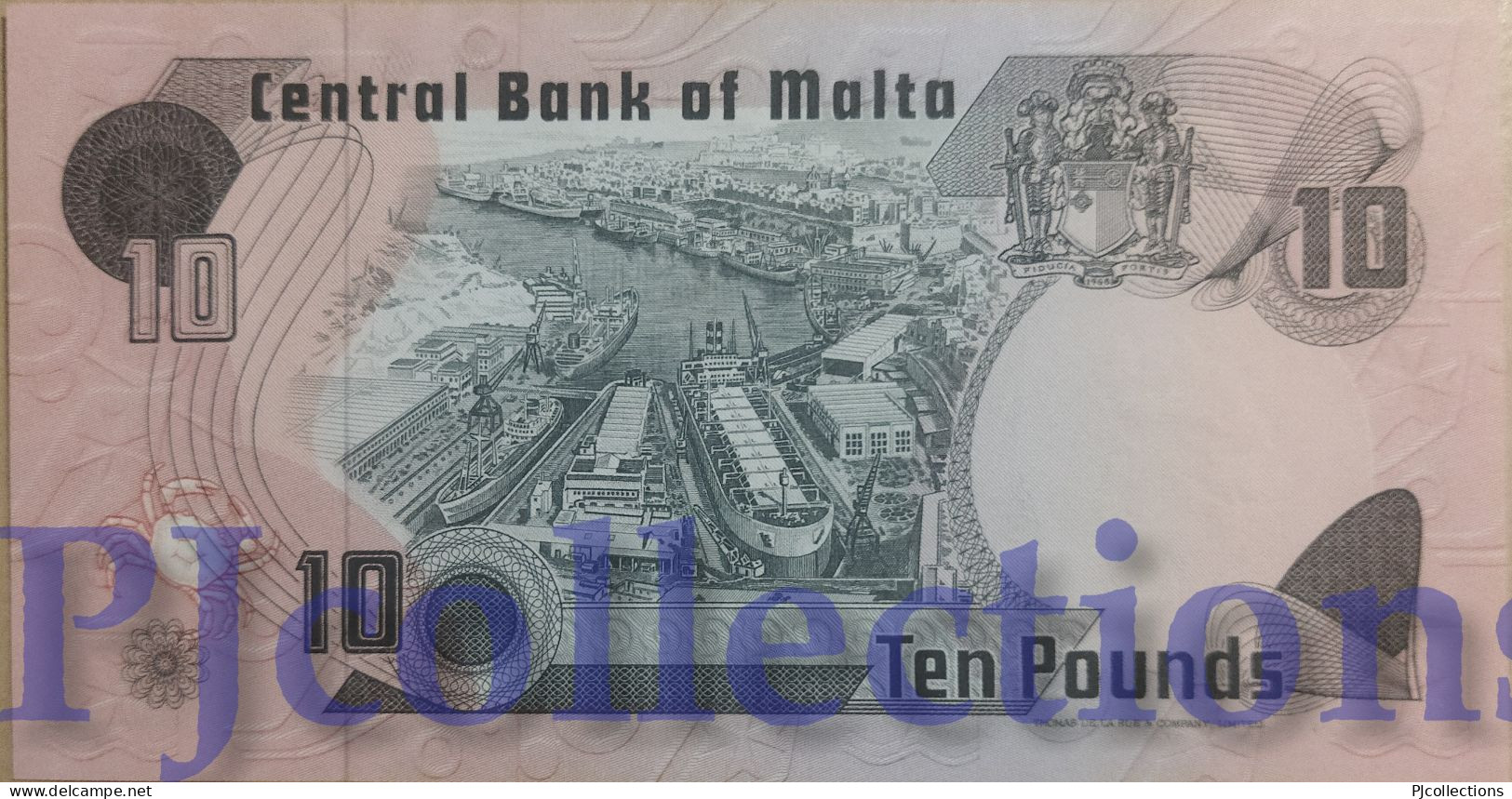 MALTA 10 LIRI 1979 PICK 36b UNC - Malta