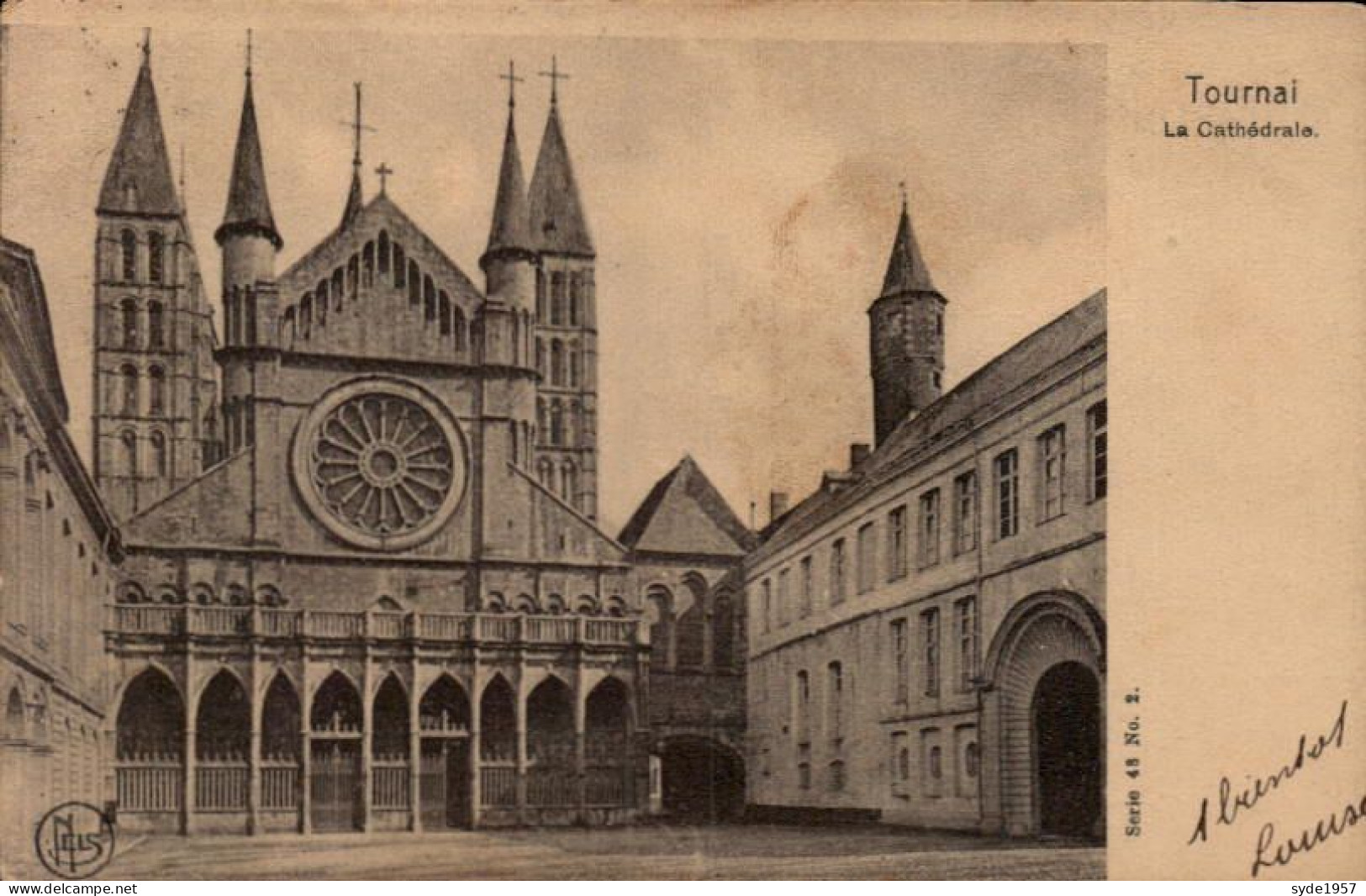 Tournai -La Cathédrale Début 1900 - Doornik