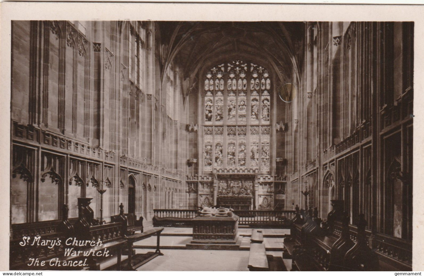 WARWICK - ST MARYS CHURCH INTERIOR - Warwick