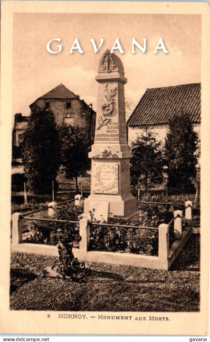 80 HORNOY - Monument Aux Morts  - Hornoy Le Bourg