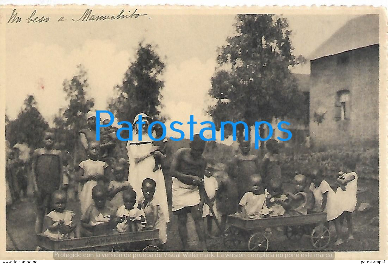 209022 AFRICA CAMERUN CAMEROUN FRANÇAIS MISSION RELIGIOUS OF SAINTE UNION COSTUMES NATIVE CHILDREN  POSTAL POSTCARD - Non Classés