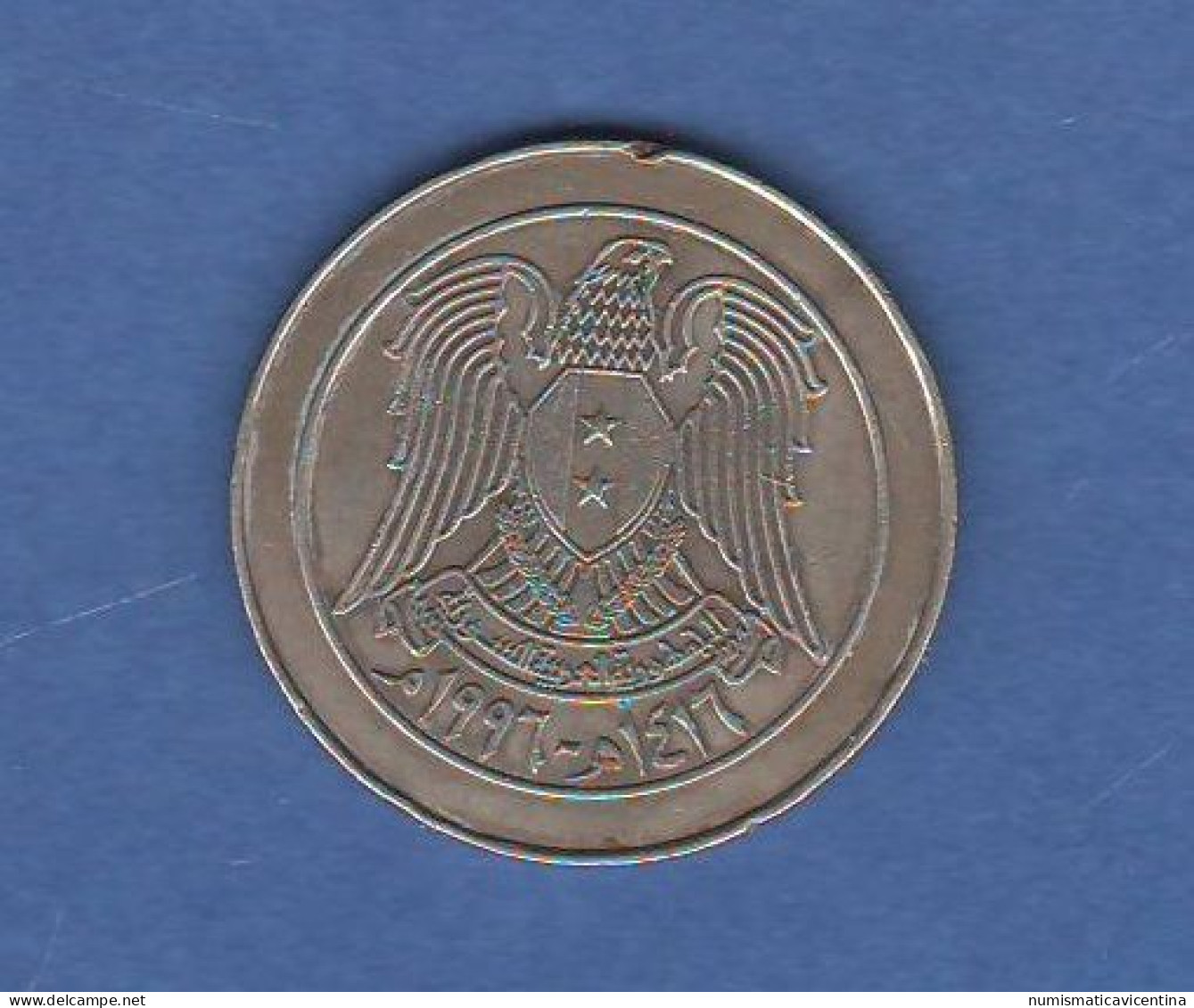 Siria Sirye Sirya  10 POUNDS 1997 AH 1417 Nickel Coin - Syrien
