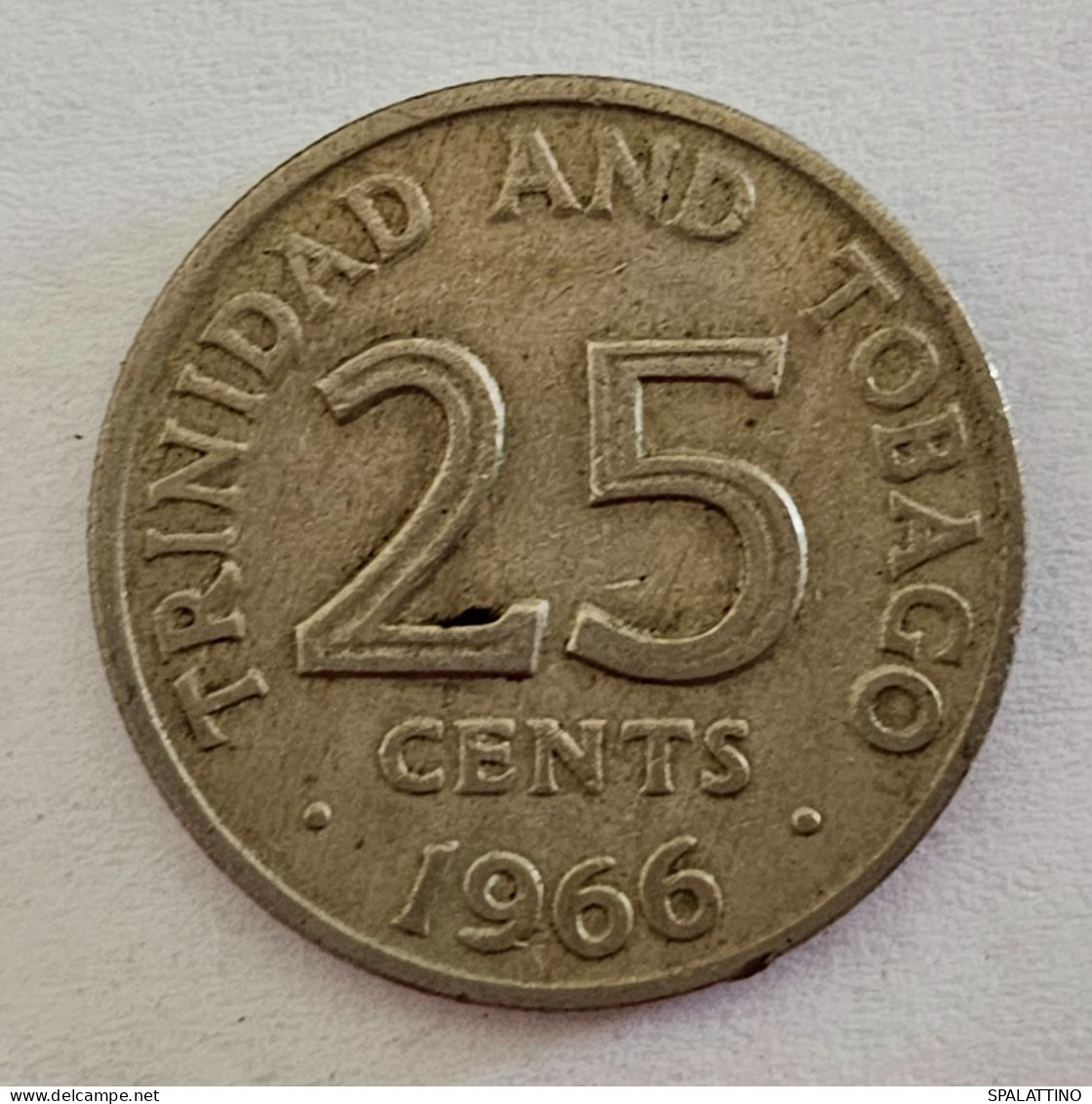 TRINIDAD AND TOBAGO- 25 CENTS 1966. - Trinidad En Tobago