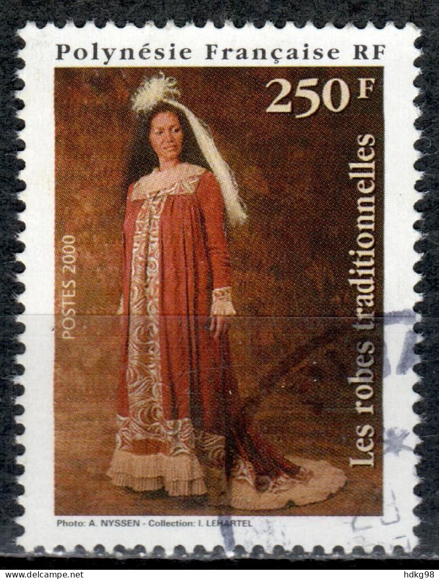 F P+ Polynesien 2000 Mi 823 Kleid - Used Stamps