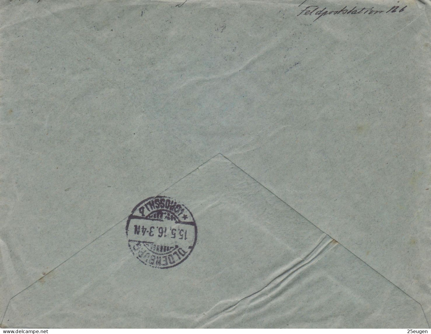 GERMAN OCCUPATION 1916  R - Letter Sent From WILNO To OLDENBURG - Briefe U. Dokumente