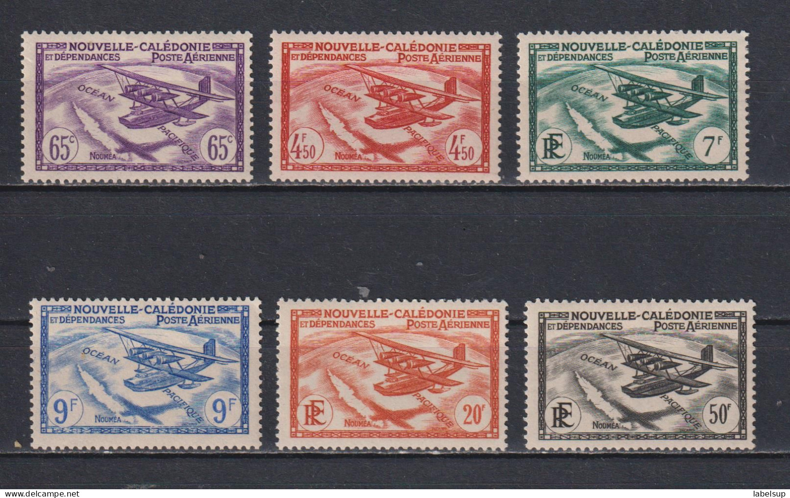 Lot De Timbres Neufs* De Nouvelle Calédonie De 1940 Avions N° MH Mnh - Lots & Serien