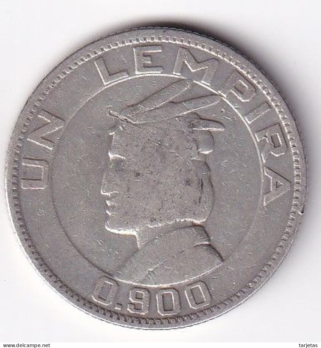 MONEDA DE PLATA DE HONDURAS DE 1 LEMPIRA DEL AÑO 1935 (COIN) - Honduras