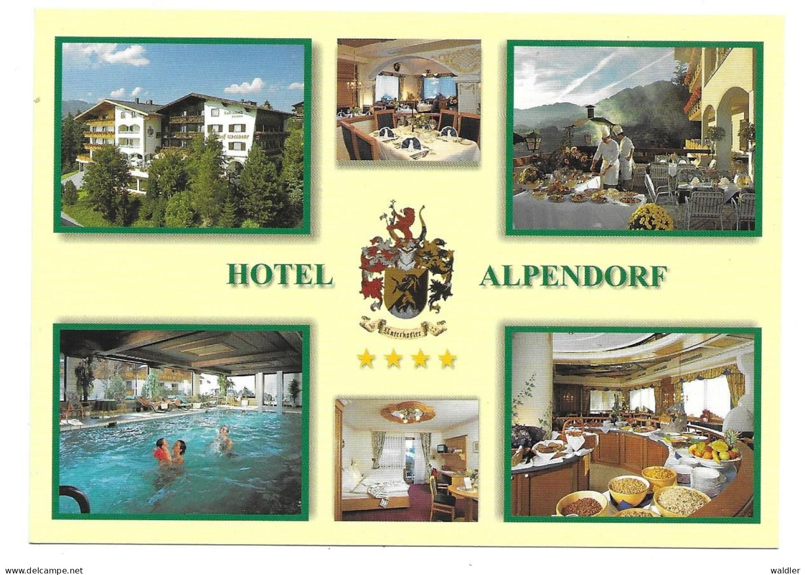 5600  ST. JOHANN I. PONGAU  --  HOTEL ALPENDORF  -  WERBEKARTE - St. Johann Im Pongau