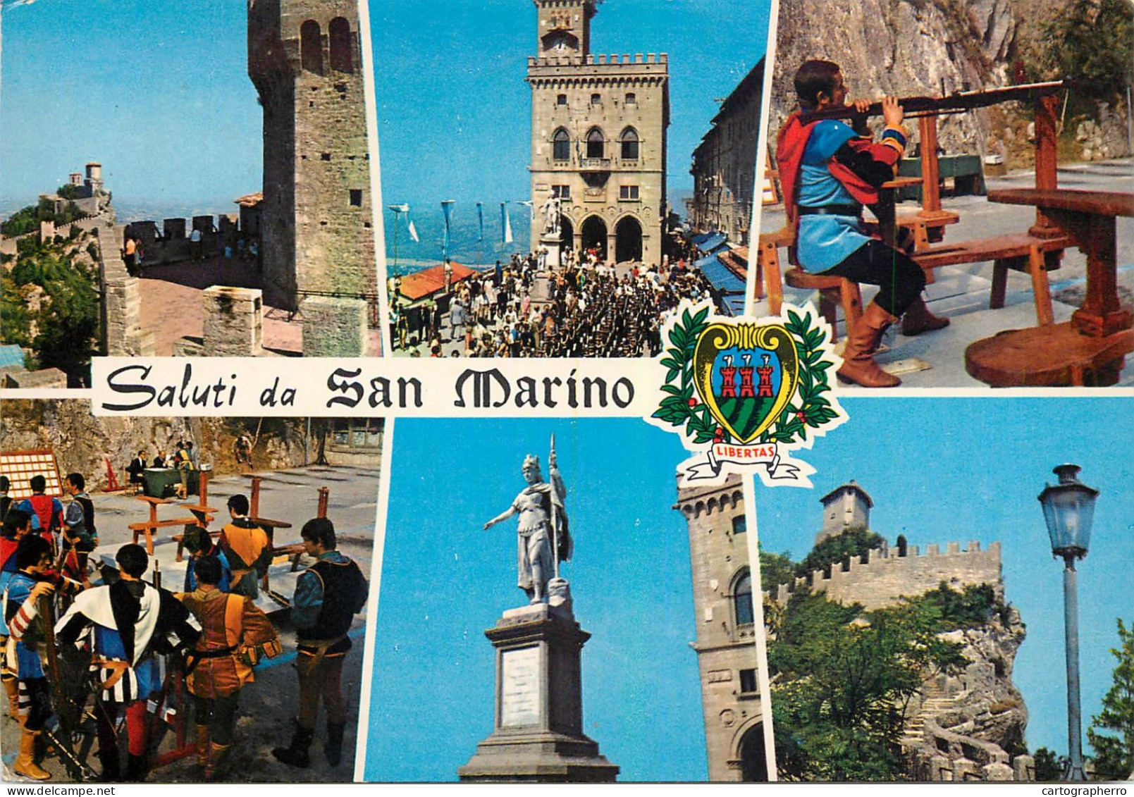 Postcard San Marino Multi View - San Marino