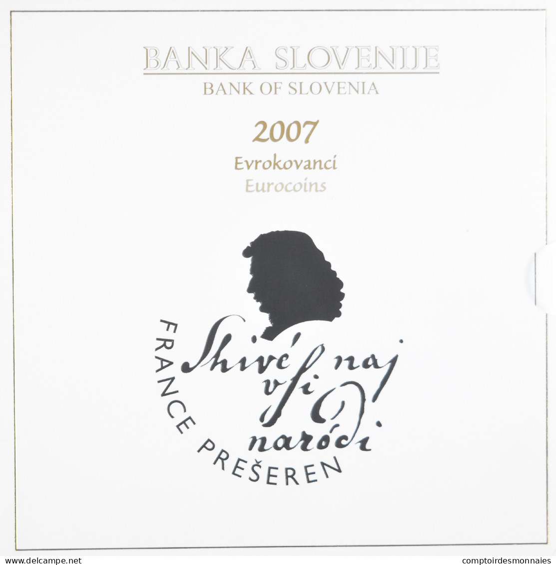 Slovénie, 1 Cent To 2 Euro, Euro Set, 2007, BU, FDC - Slovenia